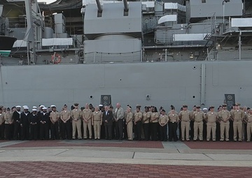 USS John Basilone Sailors Visit the Former USS New Jersey