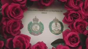 1 R Yorks hold a memorial for fallen soldiers in Negrovce, Kosovo