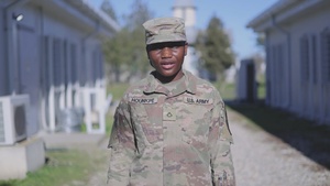 Pfc. Ayetchewin Hounkpe - Happy Thanksgiving