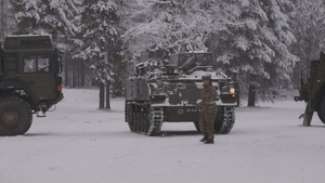 British Soldiers arrive in Finland for DF25