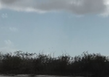 Tyndall AFB Oyster Reef Construction -- B-ROLL