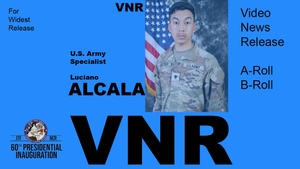 El Paso native joins Joint Task Force-National Capital Region in support of the 60th Presidential Inauguration (VNR)