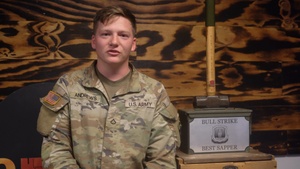 Pfc. Andrews Rams Shout-out