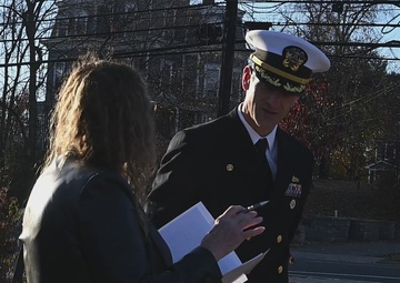 USS John Basilone Sailors Participate in Namesake Remembrance Ceremony