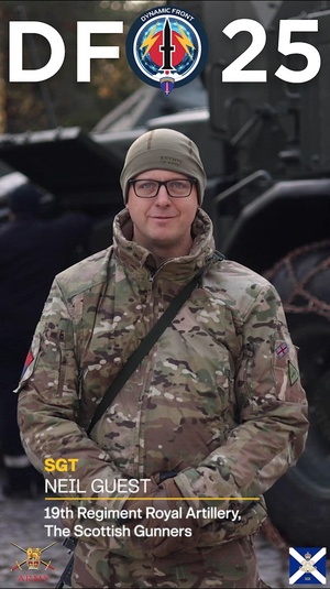 Dynamic Front 25: British Army, Sgt. Guest Soldier Spotlight