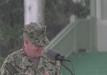 Admiral Samuel Paparo Delivers Remarks During A Change of Command.