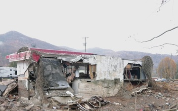 Hurricane Helene Debris Swannanoa