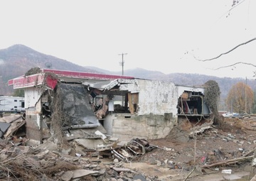 Hurricane Helene Debris Swannanoa