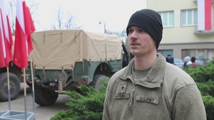 91st Brig. Eng. Bn. showcases military vehicles at a Polish Independence Day celebration