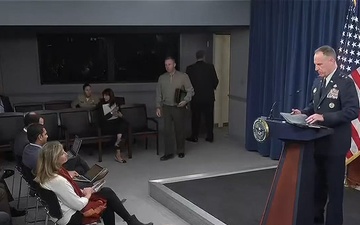 Pentagon Press Secretary Holds Briefing