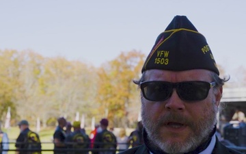 2024 Veterans Day Wreath Laying Ceremony at the National Cemetery at Quantico