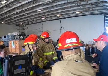 USS Nimitz Conducts General Quarters Drill