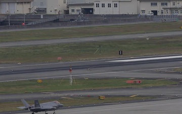 Keen Sword 25: F-35A Lightning II Aircraft from JASDF Conduct Flight Operations at MCAS Iwakuni