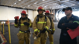 USS Nimitz Participates in a General Quarters Drill