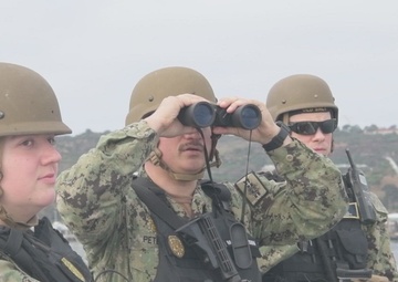 USS Nimitz Pulls Into Naval Air Station North Island