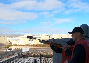 USS Nimitz Pulls Into Naval Air Station North Island