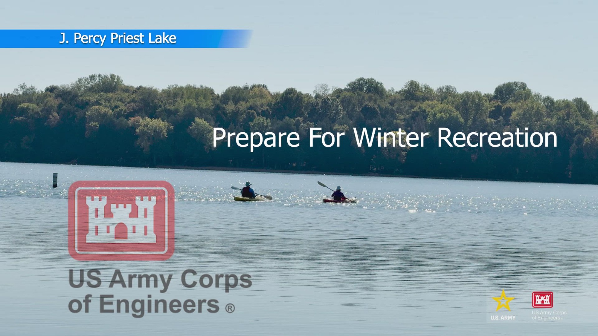 In this public service announcement, Park Ranger Giovanny Espinoza and Corps of Engineers Employee Marcella Lozano provide a few water safety tips for winter recreation. They urge everyone to wear a life jacket and discuss what to do to survive if endangered by cold weather or frigid waters. Remember, Life Jackets Worn, Nobody Mourns. (USACE Video by Leon Roberts)