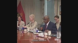 SECDEF hosts Angolan Minister of Defense
