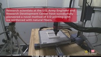 ERDC scientists pioneer 3-D ice printing