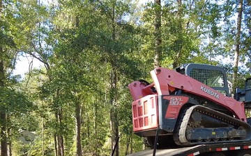 South Carolina Air National Guard clears roads in Greer during Hurricane Helene recovery efforts