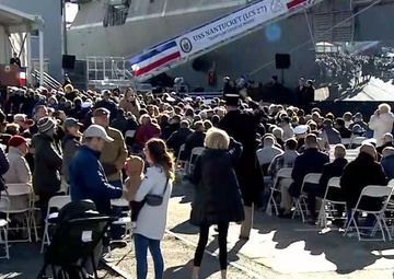 USS NANTUCKET (LCS27) COMMISSIONING