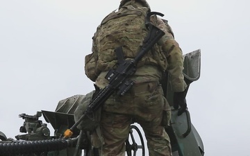 2CR Soldiers prepare for live fire exercise during Dynamic Front 25