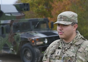 Stinger Missile Live Fire Exercise - U.S. Army 1st Lt. Lawrence Cruz Interview