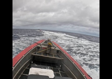 Coast Guard Cutter Munro interdicts suspected drug smuggling vessel in the Eastern Pacific Ocean