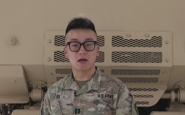 595th TRANS BDE Soldier Thanksgiving Message - Capt. Harrison Fu