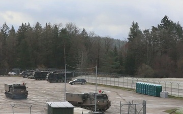 German soldiers execute live fire mission with MARS II weapon system as part of Exercise Dynamic Front 25