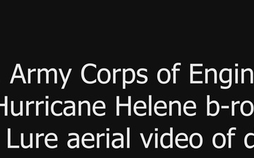 USACE supports Hurricane Helene recovery at Lake Lure, North Carolina with aerial observation