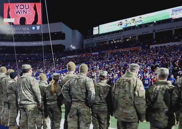 10th Mountain Division (LI) Combat Aviation Brigade participates in NFL Salute to Service