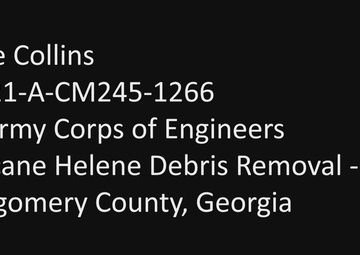 Hurricane Helene Relief: USACE Leads Debris Removal Efforts in Georgia