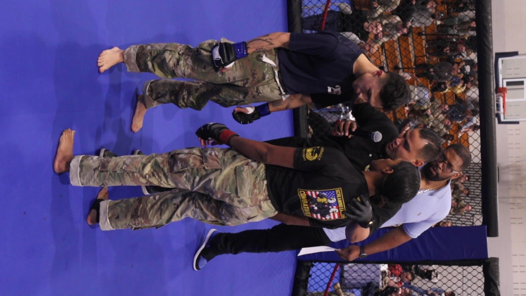 Sgt. Adams wins the championship fight at the 18th Airborne Corps combatives tournament at Fort Liberty N.C. 2024