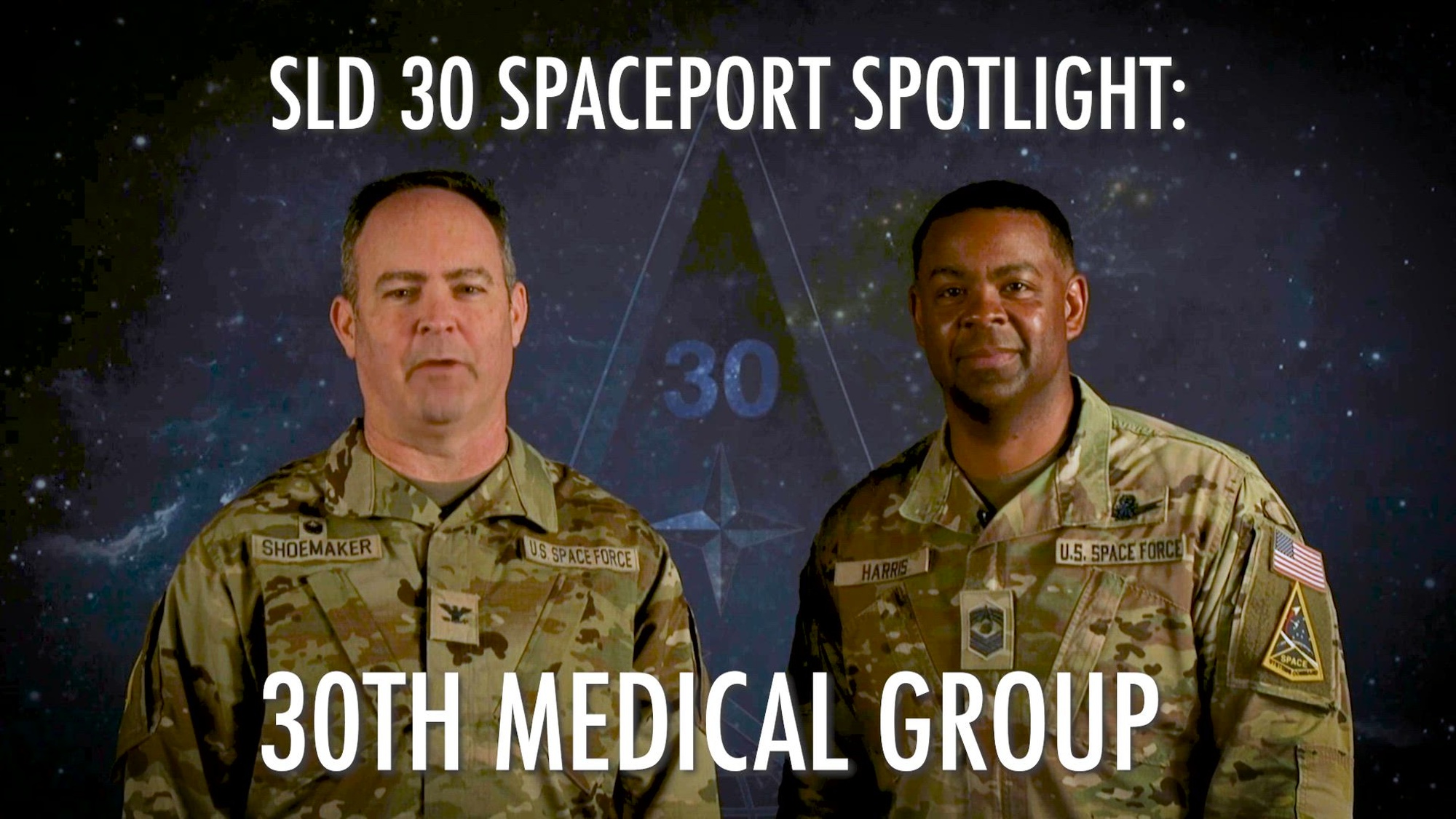 In this iteration of the SLD 30 Spaceport Spotlight, Lt. Nicholas Arnold, 30th MDG group practice manager, talks about the variety of patient services our medical facility has to offer, and how welcoming, respectful, and determined their team of providers are to providing excellent healthcare to keep VSFB mission ready. (U.S. Space Force video by Senior Airman Kadielle Shaw)