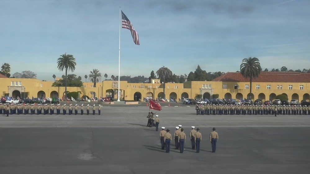 MCRD San Diego Golf Company Graduates in Moving Ceremony