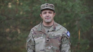 Thanksgiving Shout-out Spc. Gregory Sancrant Jr.