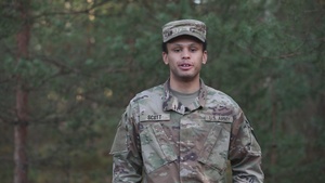 Thanksgiving Shout-out Pvt. Julius Scott