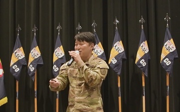 KSC English Speech Contest held at Family Theater on Camp Humphreys