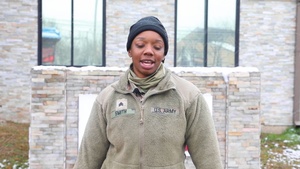 Soldiers from Camp Casey wish a Happy Thanksgiving
