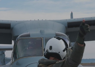 Leading means giving back: MV-22B Osprey crew chief Gunnery Sgt. Chad Tompkins speaks on the importance of good leaders