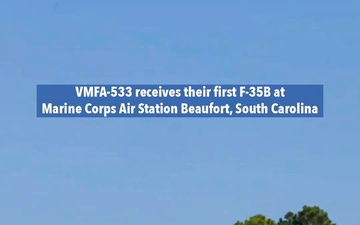 VMFA-533 receives their first F-35B