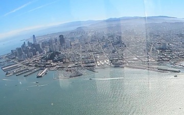 F-22 Raptor Demo Team Heritage Flight over San Francisco Fleet Week 5