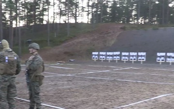 U.S. Marines Conduct Live Fire Range