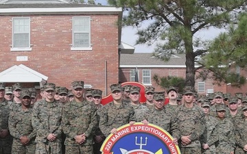 22D Marine Expeditionary Unit - Go Navy Shoutout