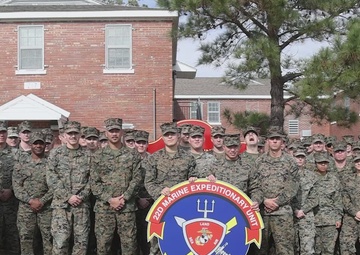 22D Marine Expeditionary Unit - Go Navy Shoutout