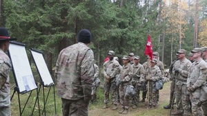 Forward Stationed Soldiers in Bemowo Piskie, Poland, demonstrate Excellence in traditional Spur Ride