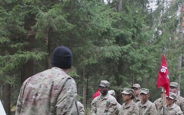 Forward Stationed Soldiers in Bemowo Piskie, Poland, demonstrate Excellence in traditional Spur Ride