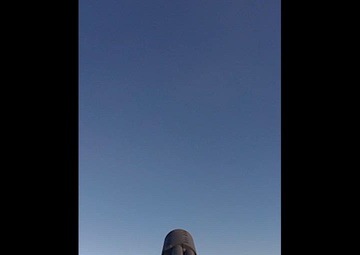 Wasp Fires its Close-in Weapon System