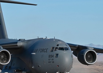 HIMARS Exercise C-17 Globemaster III Arrivals and Departures